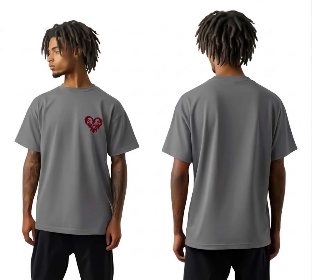 Grey Logo Tee