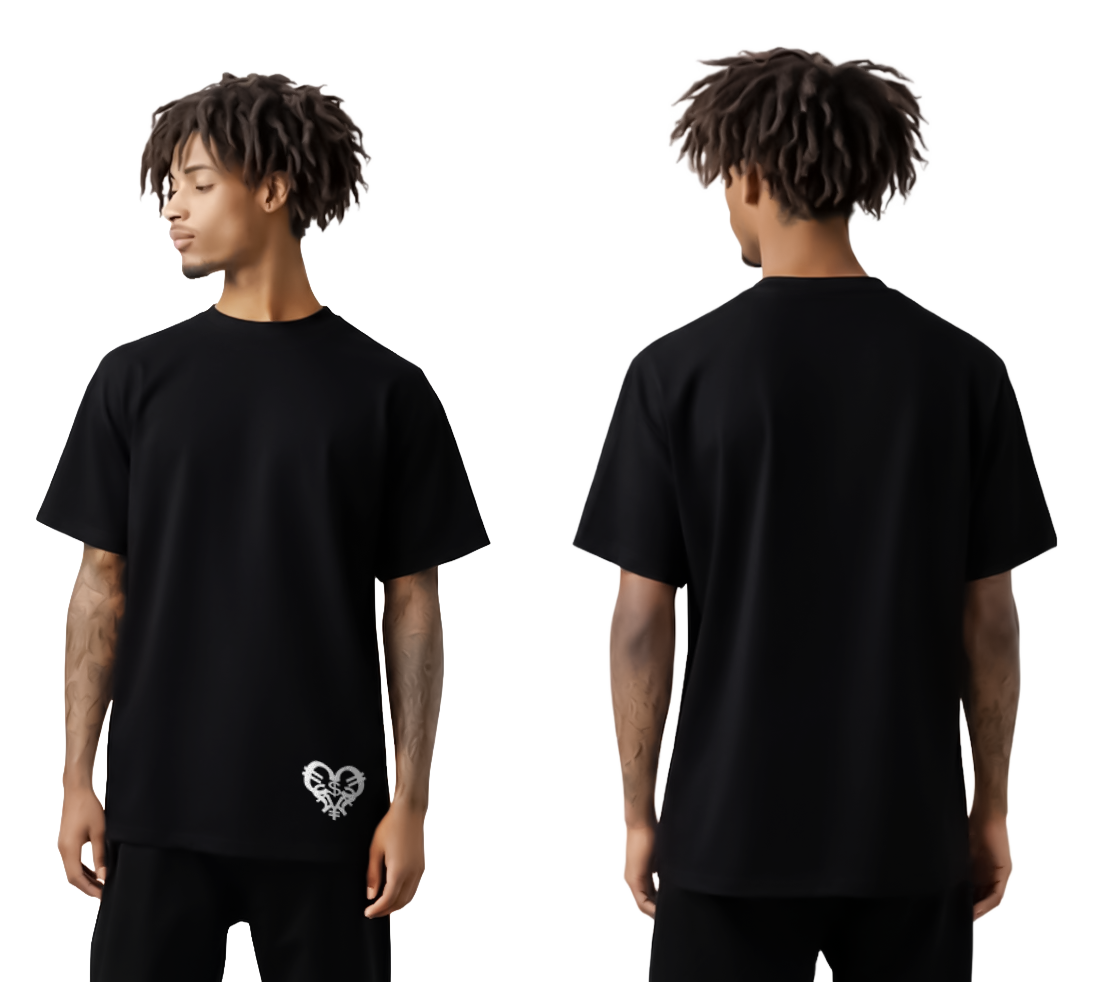 White Hem Logo Tee