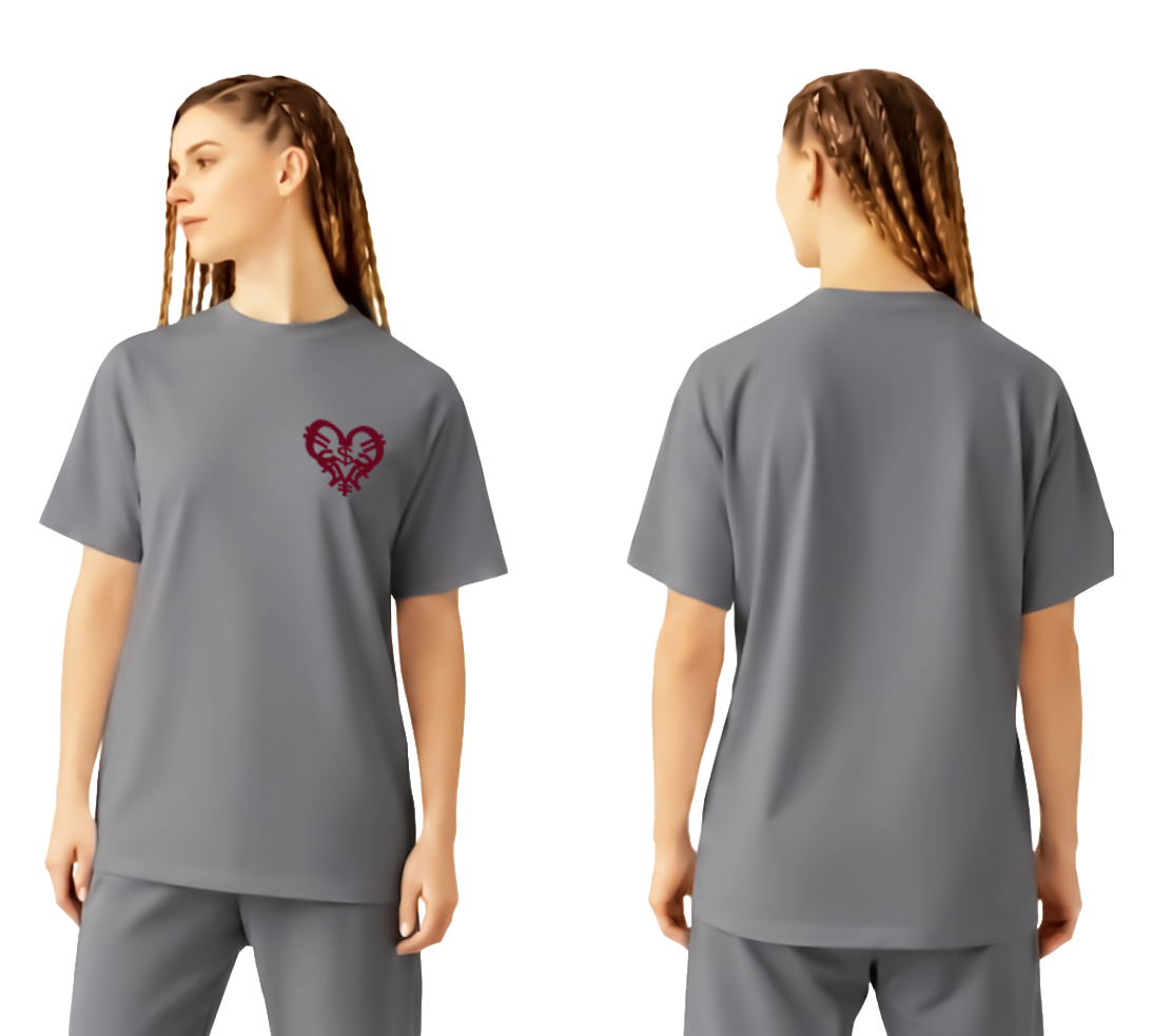 Women's Grey Logo Tee