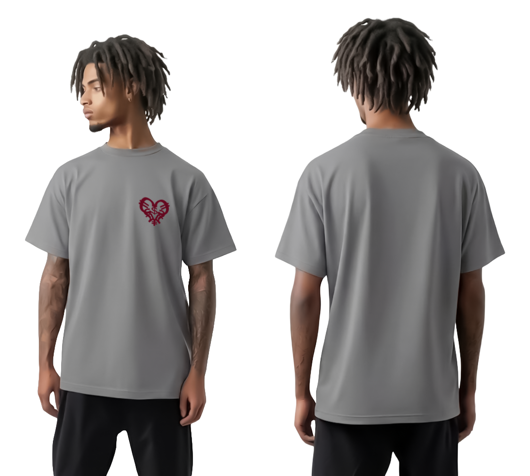 Grey Logo Tee